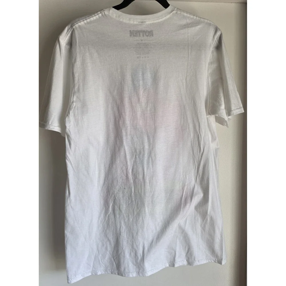 NWOT Rotten T-Shirt M White Graphic Print Short Sleeve Cotton Crew Neck